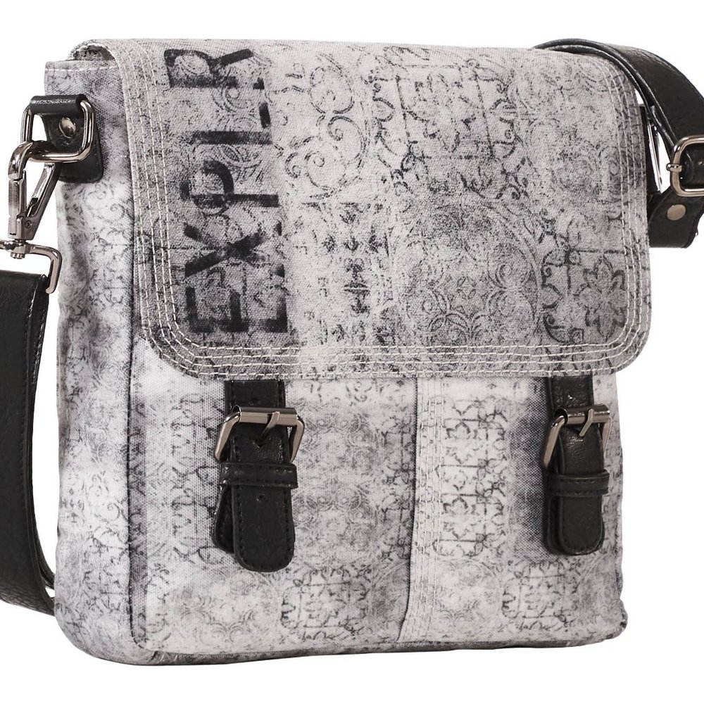 NWT Up-Cycled Whether worn Crossbody By Mona B. - Picture 3 of 5